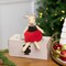 Northlight Sitting Reindeer Girl in Dress Christmas Figure - 5.5"